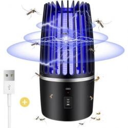 Lampe Anti Moustique Rechargeable 360 ° UV Tueur d'Insectes Électrique Répulsif