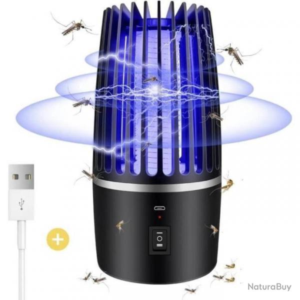 Lampe Anti Moustique Rechargeable 360  UV Tueur d'Insectes lectrique Rpulsif