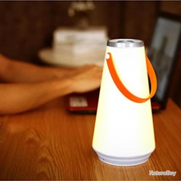 Veilleuse LED sans fil portable Lampe de table bureau camping Lumire rechargeable USB