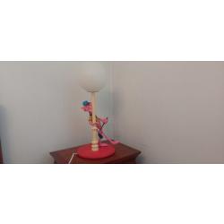 Lampe de chevet vintage la Panthère rose au gold  1983