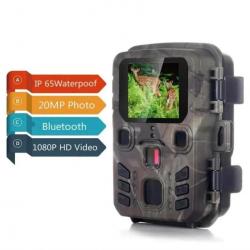 Caméra de chasse 20 MP HD 1080P vision nocturne et détection de mouvement ultra sensible + SD 32