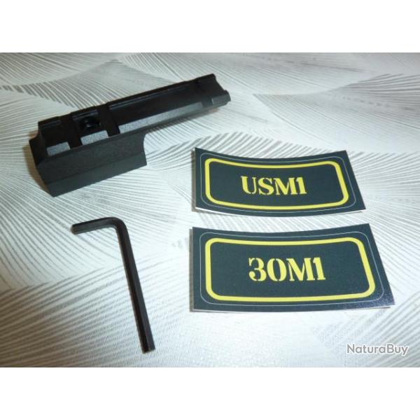 montage picatinny usm 1 carbine usm1 30m1 + stickers