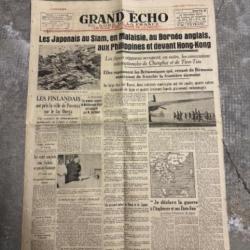 Journal « grand écho » 1941
