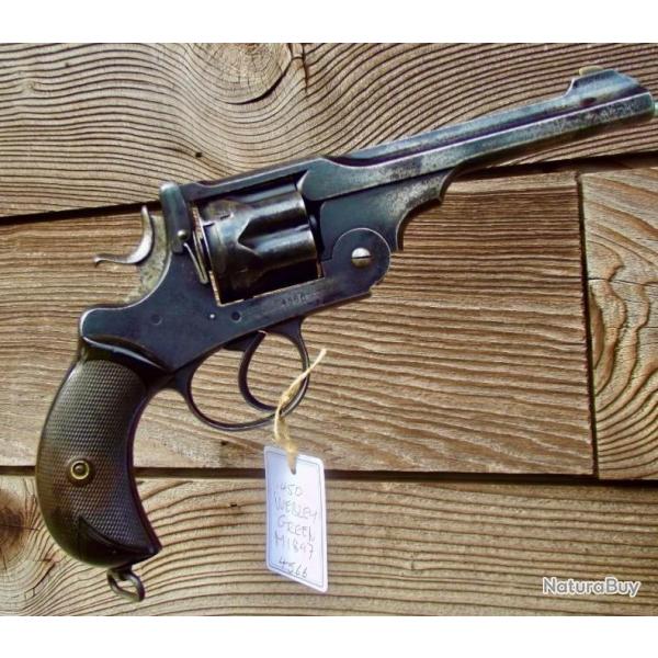 .476/455 Webley WG M.1892 revolver - 6 coups - canon 150mm - Pas Colt Smith Wesson Tranter Adams