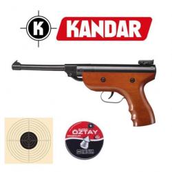 Pistolet à plombs S2 Kandar® Calibre 4,5mm + 1 x boîte de  plombs + cibles ! (enchères 1 euro sans R