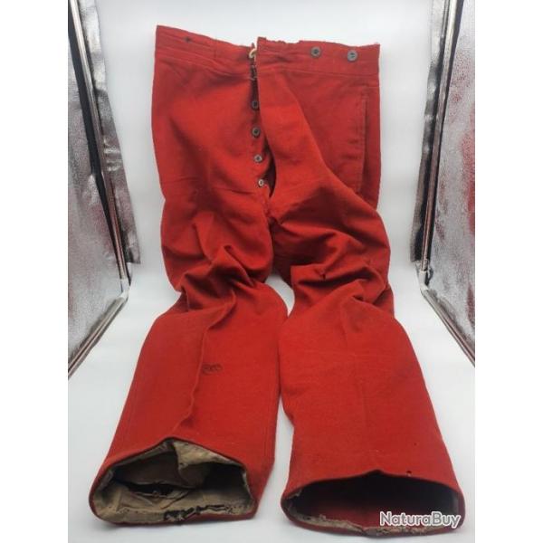 Pantalon Rouge Garance 1908 Ww1 original