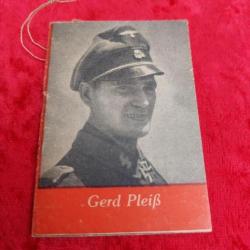 Livret Collection Tag Der Wehrmacht Gerd Pleib Ww2