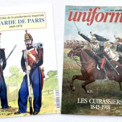 Deux hors-série Garde de Paris et les cuirassier 1845-1918