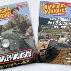 Deux Hors-série Les Blindés de l'US Army 1941-1945 et la Harley-Davidson.