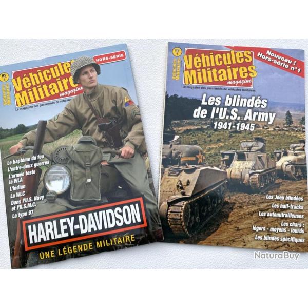 Deux Hors-srie Les Blinds de l'US Army 1941-1945 et la Harley-Davidson.