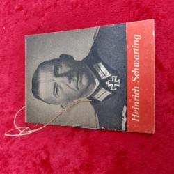 Livret Collection Tag Der Wehrmacht Heinrich Schwarting Ww2