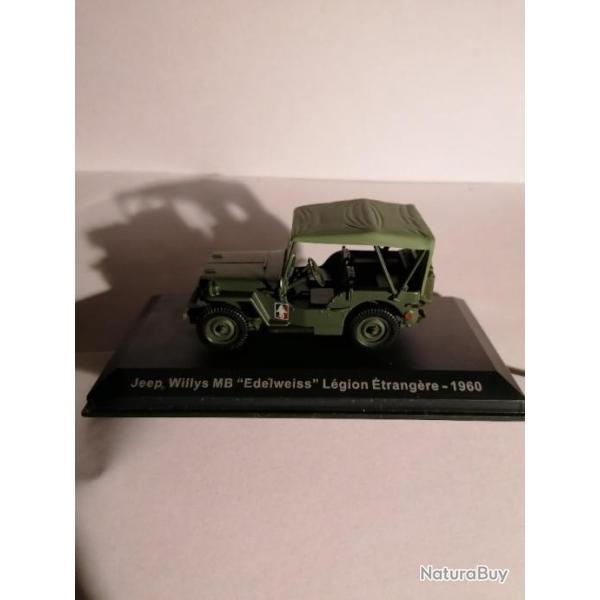 Maquettes Jeep Willys 1/72 mb Legion Etrangere 1960