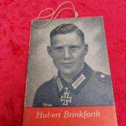 Livret Collection Tag Der Wehrmacht Hubert brinkforth ww2