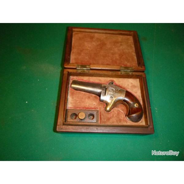 Rare DERRINGER  41 Rimfire  en coffret