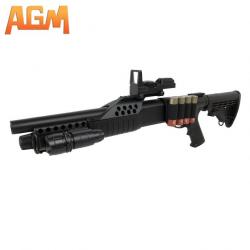 Fusil Pompe M180-C2 Tactical w/ Lampe & Red Dot (AGM)