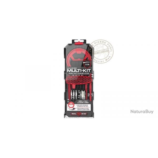 REAL AVID - Ncessaire de nettoyage GUN BOSS Multi-Kit - Cal .22