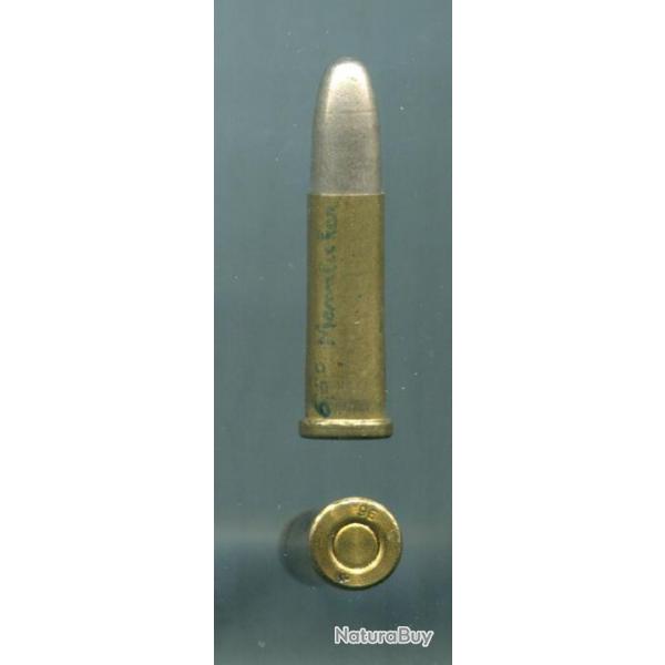 6.50 mm Mannlicher Mle 1895 - longue balle nickel - marquage * 96