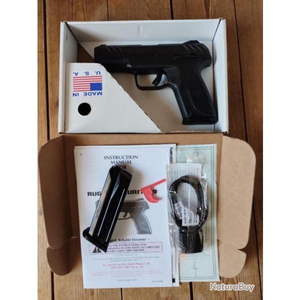 promo - PISTOLET RUGER SECURITY-9 .9MM LUGER 4" 15+1 modele 3810