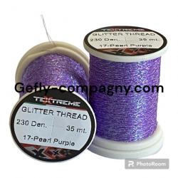 GLITTER THREAD  pearl purple