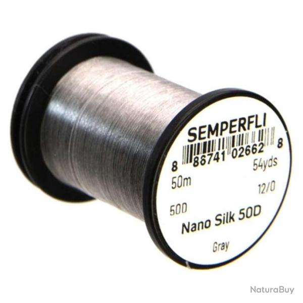 Semperfli Nano Silk 50D 12/0 gris