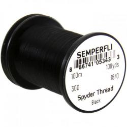 Semperfli Spyder Thread 18/0 NOIRE
