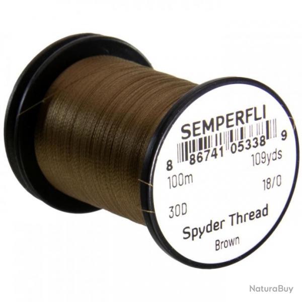 Semperfli Spyder Thread 18/0  MARRON