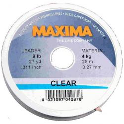 Maxima Clear : nylon transparent pour bas de ligne 18/100