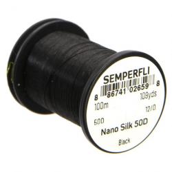 Semperfli Nano Silk 50D 12/0 noir