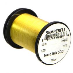 Semperfli Nano Silk 50D 12/0 Jaune