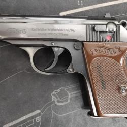 Pistolet WALTHER PPK - Calibre 7,65 Browning (Occasion très bon état)