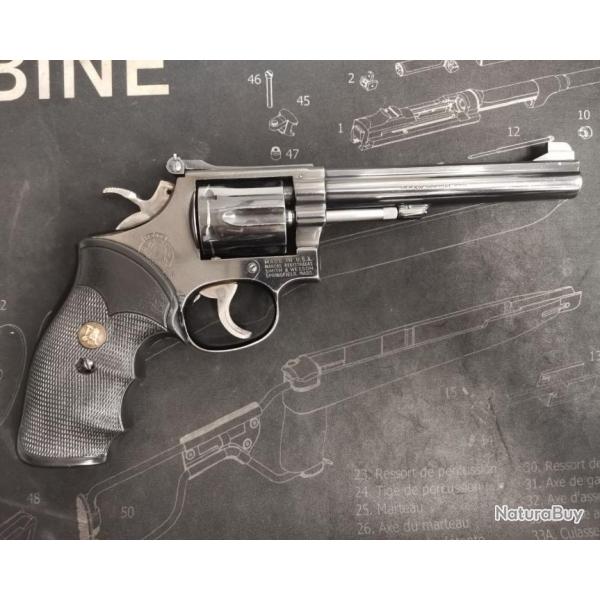 Revolver Smith & Wesson modle 14-3 K38 - Canon 6" - Calibre 38 spcial (Occasion)
