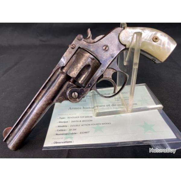 revolver smith double action 4 eme modele 38 sw