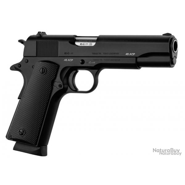 OFFRE SPECIALE - Pistolet TISAS - ZIG M 1911 A1 - Cal. 45ACP - Noir - Canon 5''