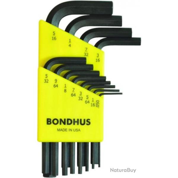 Bondhus - Jeu de cls BTR impriales - B12236