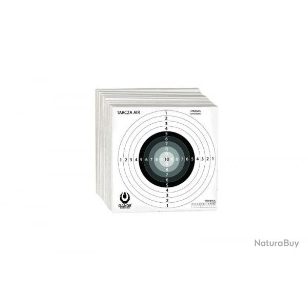 Lot de 100 cibles 14cm x 14cm Range Solutions