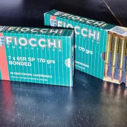 Munitions Fiocchi 7x65R Bonded 170 grains ( 2 boites = 40 cartouches)