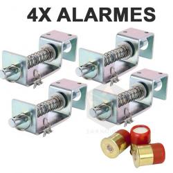 4x ALARMES PÉRIMÈTRIQUES PYROTECHNIQUES POUR CARTOUCHES DE FUSIL - LIVRAISON RAPIDE