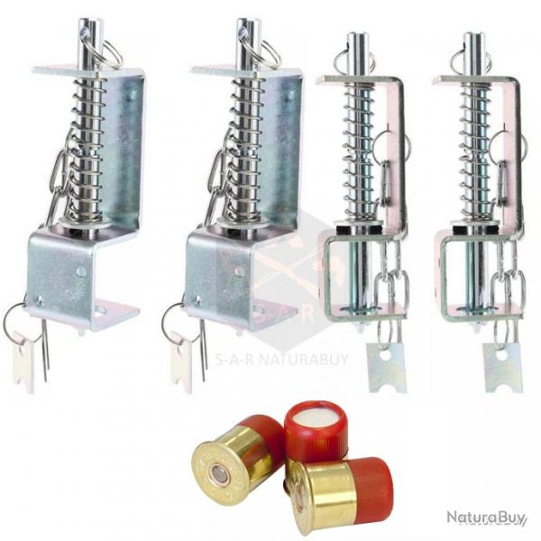 PACK 4 PIGES  FEU DCLENCHEMENT PAR FIL POUR CARTOUCHE DE FUSIL - LIVRAISON RAPIDE