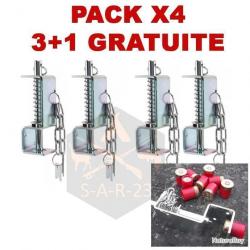 4x ALARMES PÉRIMÈTRIQUES PYROTECHNIQUES POUR CARTOUCHES DE FUSIL - LIVRAISON RAPIDE