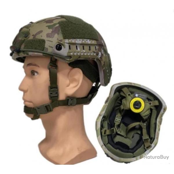 PROMO 1 SEUL EXEMPLAIRE....CASQUE PARE BALLE BALISTIQUE IIIA TAILLE 55-62 CAMOUFLAGE