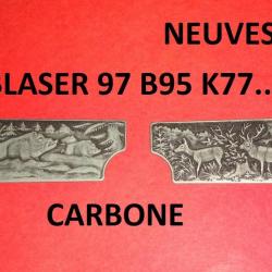 paire plaquettes luxe NEUVES CARBONE BLASER 97 BLASER B95 BLASER K77.. - VENDU PAR JEPERCUTE (JO213)