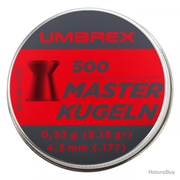 Plomb Masterkugeln Umarex tte plate cal 4.5mm 0.53g x500