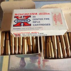trois boites de balles 222 remington