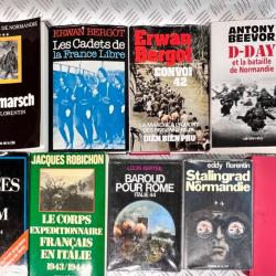 Lots de livres Seconde guerre mondiale 15 euros!!!