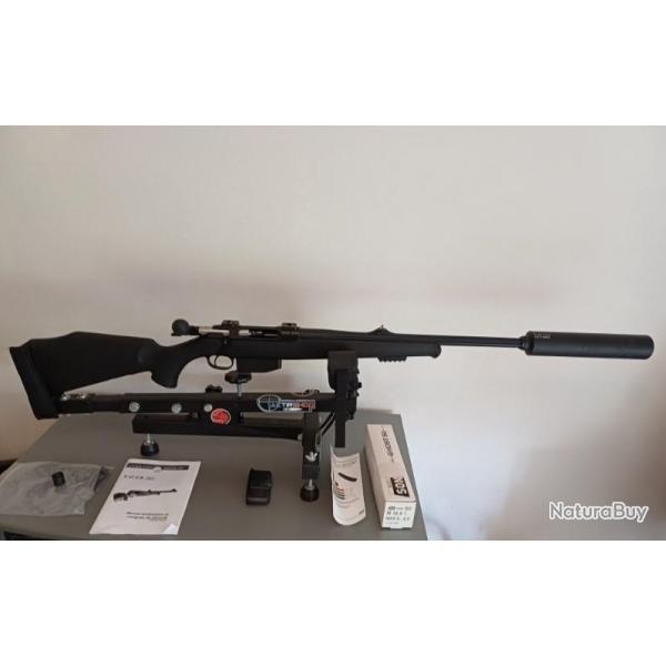 Sauer 202 outback cal. 7x64 canon  semi lourd de 19mm flt et filet