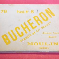 1 boîte de cartouches  "BUCHERON" calibre 20/65 manufacturées par ELEY