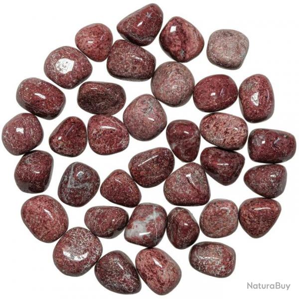 Pierres roules thulite - 2  2.5 cm - Lot de 3