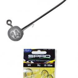 TETE PLOMBEE SPRO ROUND HD 90 PAR 3 7gr Taille 5/0