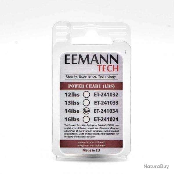 Eemann Tech Main Spring pour Beretta 92/96/98, Spring weight: 14 lbs