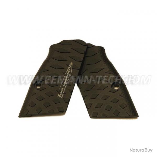 TONI SYSTEM GTFSVC Vibram Grips Short for Tanfoglio, NOIR